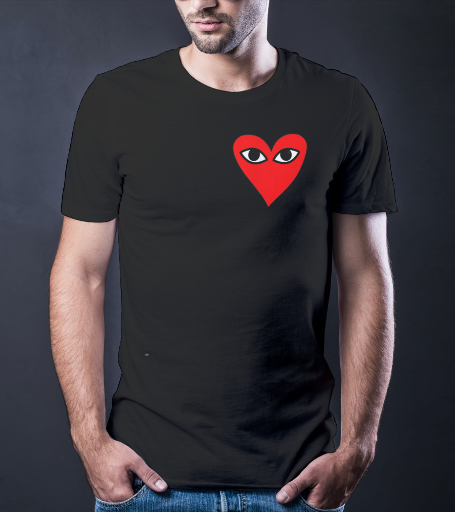 Heart For Comme Des Garçons Red Eye T-Shirt