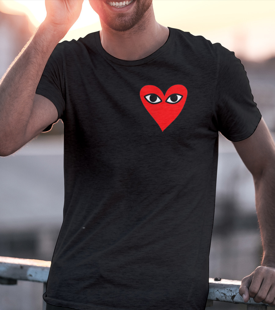 Heart For Comme Des Garçons Red Eye T-Shirt