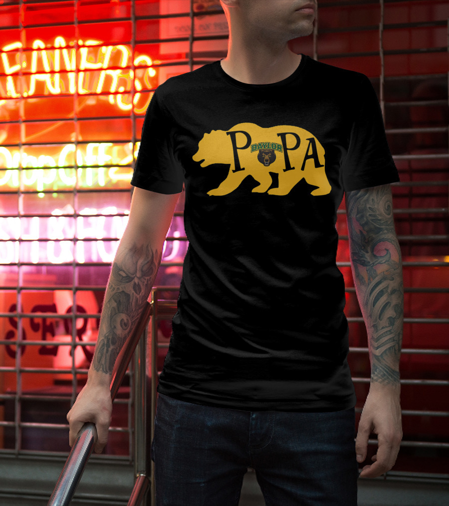 Baylor Bears Papa Bear T-Shirt