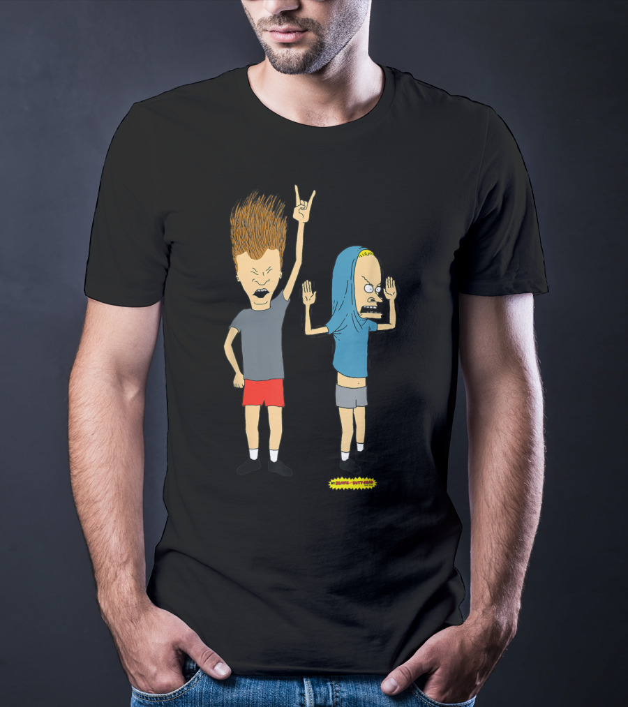 Beavis And Butthead Rock Out Cornholio Classic Iconic Pose T-Shirt