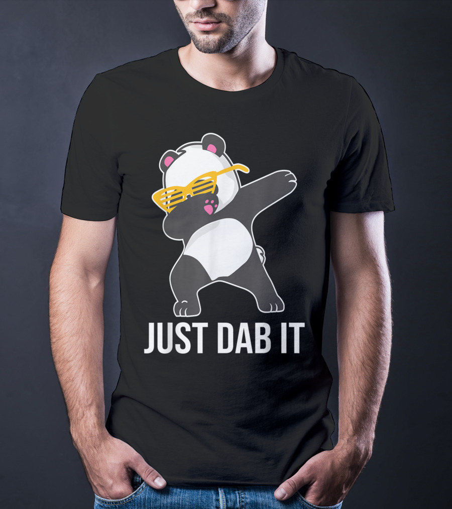Just Dab It Panda With Sunglasses Dabbing T-Shirt