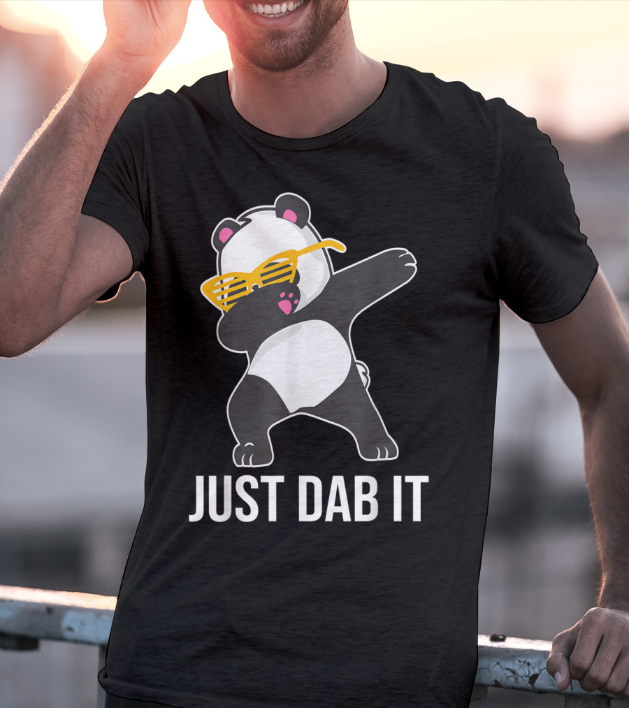 Just Dab It Panda With Sunglasses Dabbing T-Shirt
