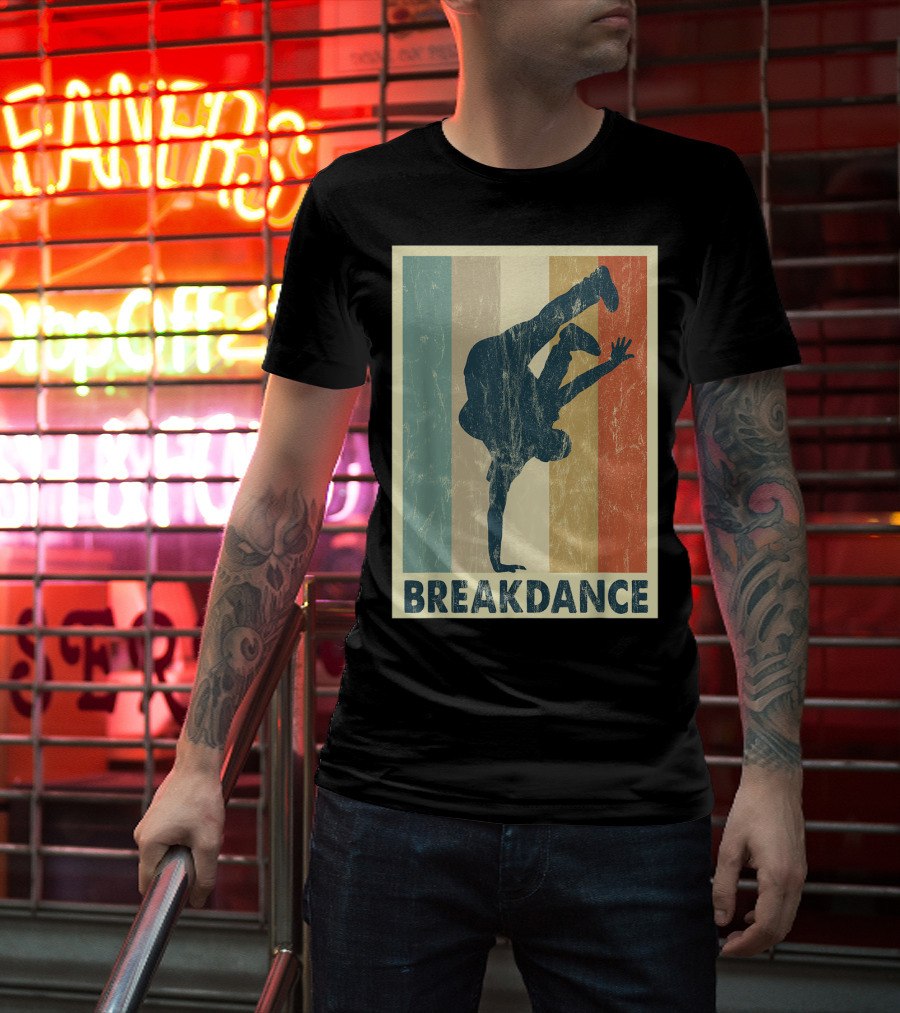 Breakdance Handstand Boys B Boying Vintage T-Shirt