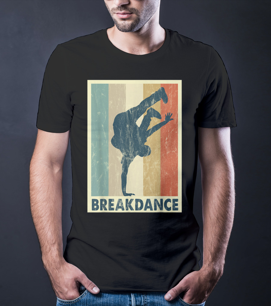 Breakdance Handstand Boys B Boying Vintage T-Shirt