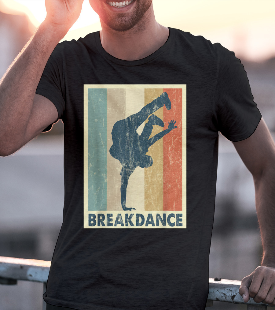 Breakdance Handstand Boys B Boying Vintage T-Shirt