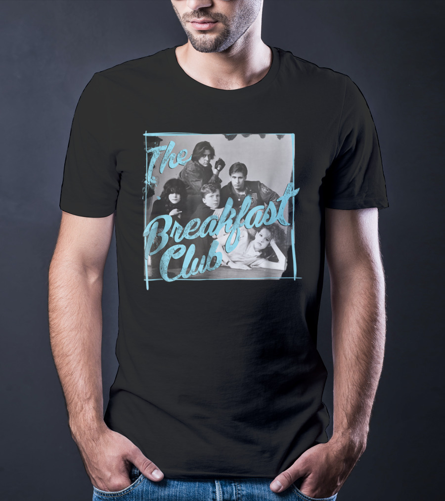 The Breakfast Club Movie Cast Group Photo Album Cover T-Shirt