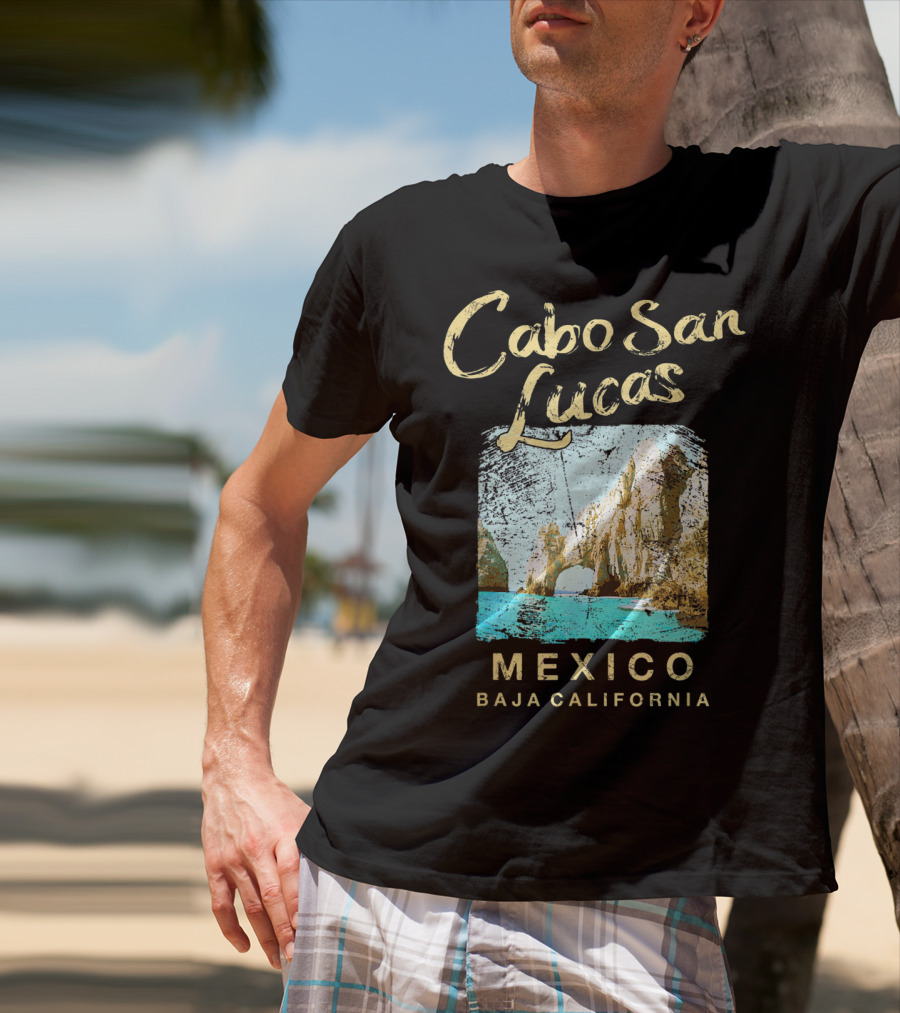 Cabo San Lucas Mexico Baja California Arch Ocean Scene T-Shirt
