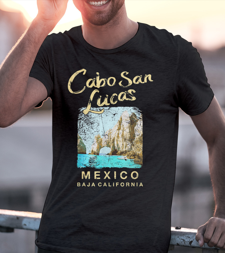 Cabo San Lucas Mexico Baja California Arch Ocean Scene T-Shirt
