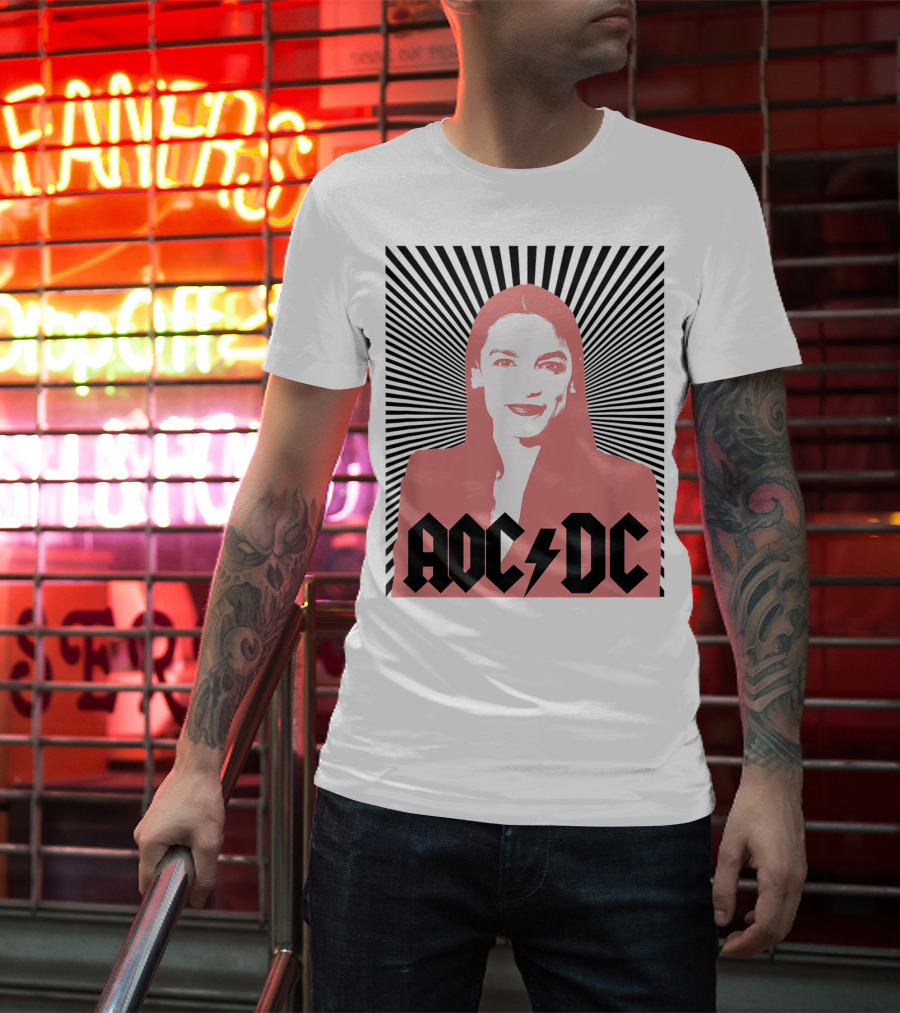 AOC DC Alexandria Ocasio Cortez Latina Congress Bold Iconic T-Shirt
