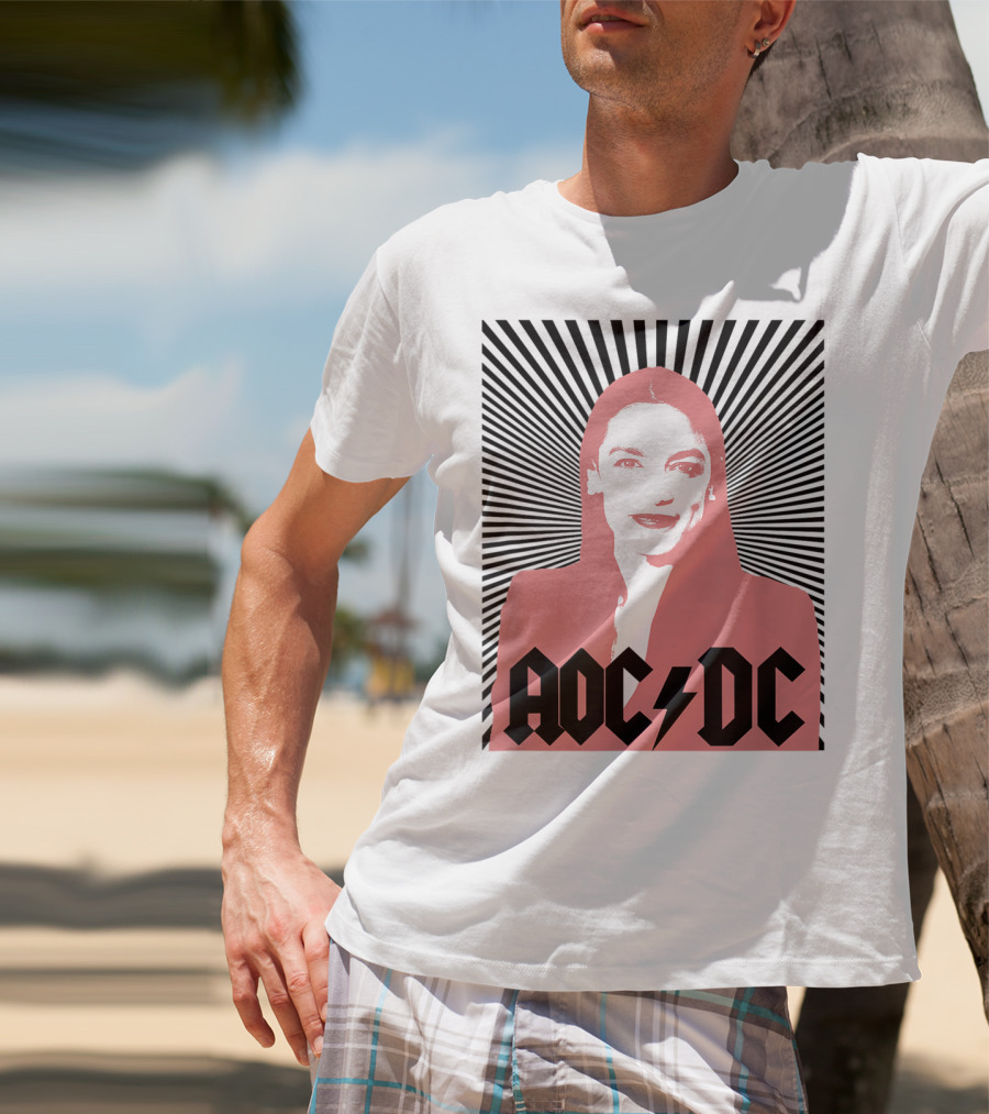 AOC DC Alexandria Ocasio Cortez Latina Congress Bold Iconic T-Shirt