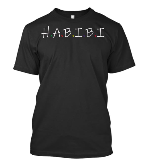 HABIBI With Colorful Dots Inspired By Iconic 90s TV Show T-Shirt
