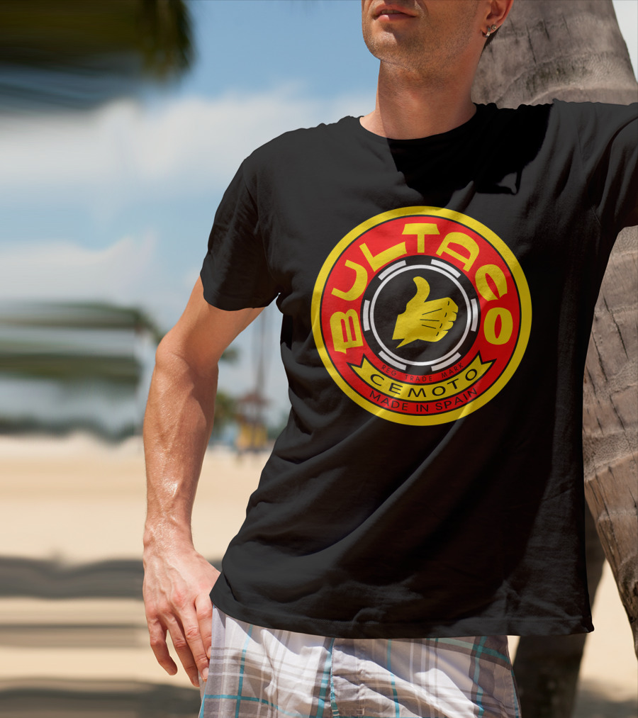 Bultaco Cemoto Made In Spain Reg Trade Mark T-Shirt