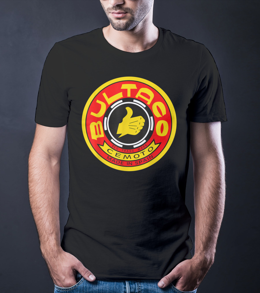 Bultaco Cemoto Made In Spain Reg Trade Mark T-Shirt