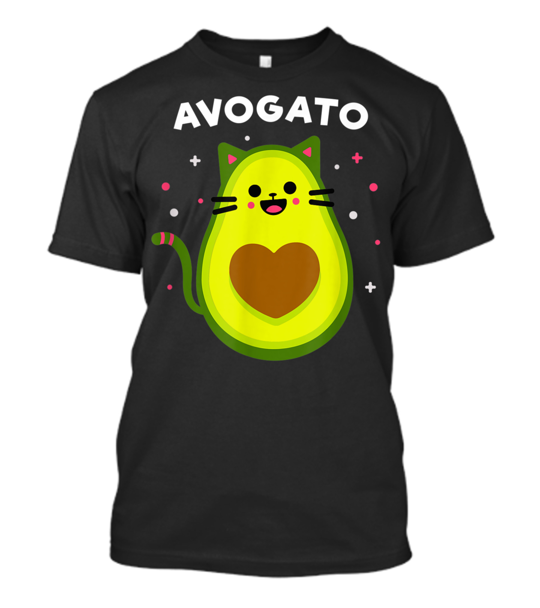 Avogato Cat Avocado Lover Cute Cat Avogato T-Shirt