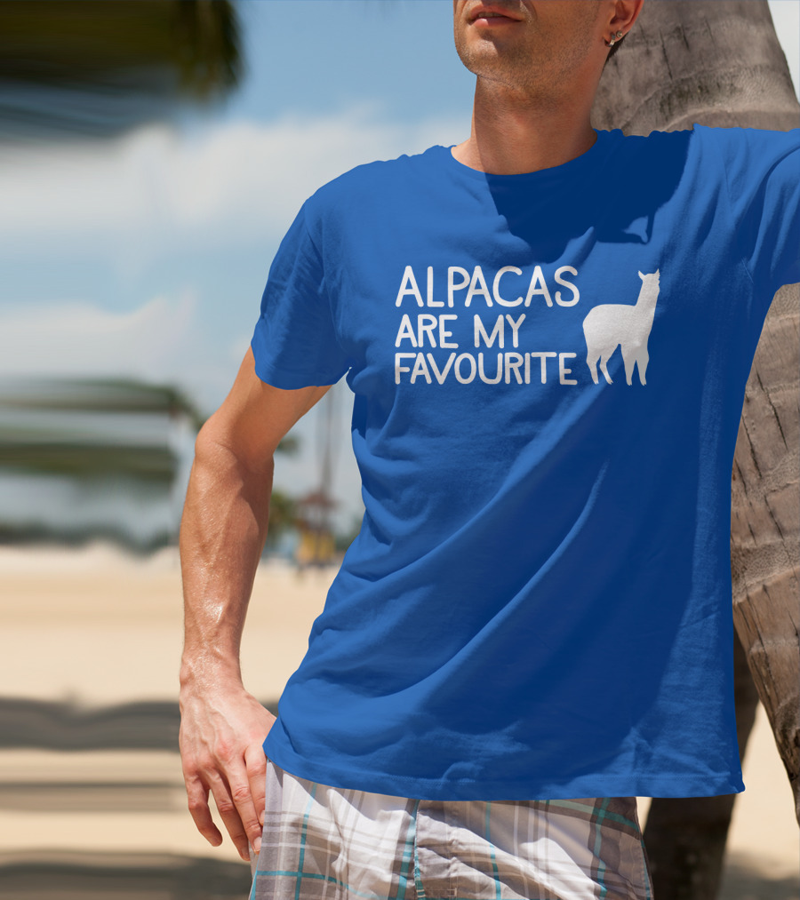 Alpacas Are My Favourite T-Shirt