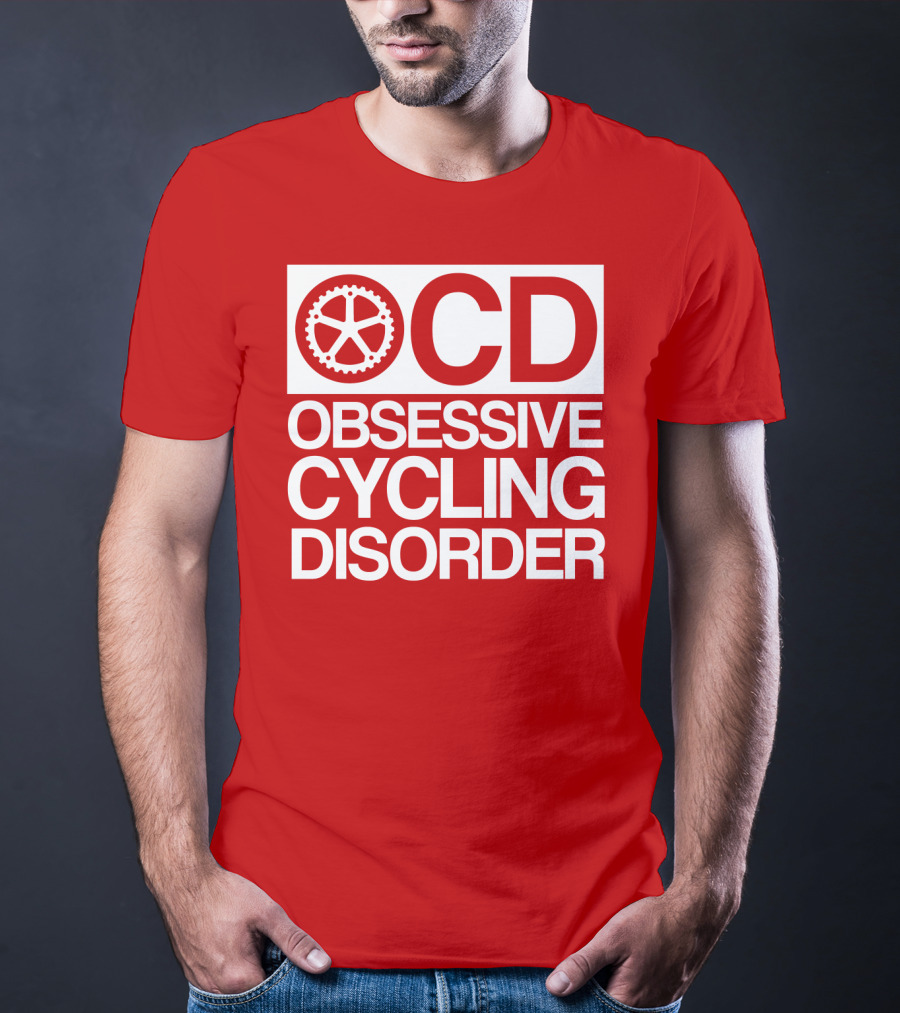 OCD Obsessive Cycling Disorder Gearwheel T-Shirt