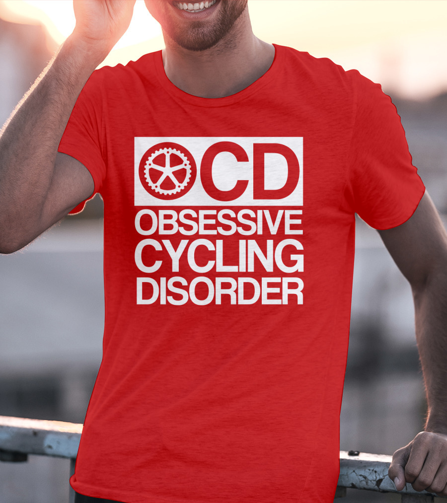 OCD Obsessive Cycling Disorder Gearwheel T-Shirt
