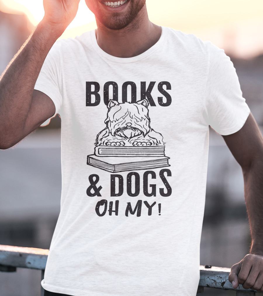 Books And Dogs Oh My T-Shirt