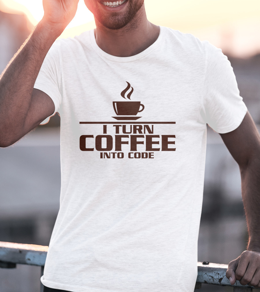 I Turn Coffee Into Code Cup T-Shirt