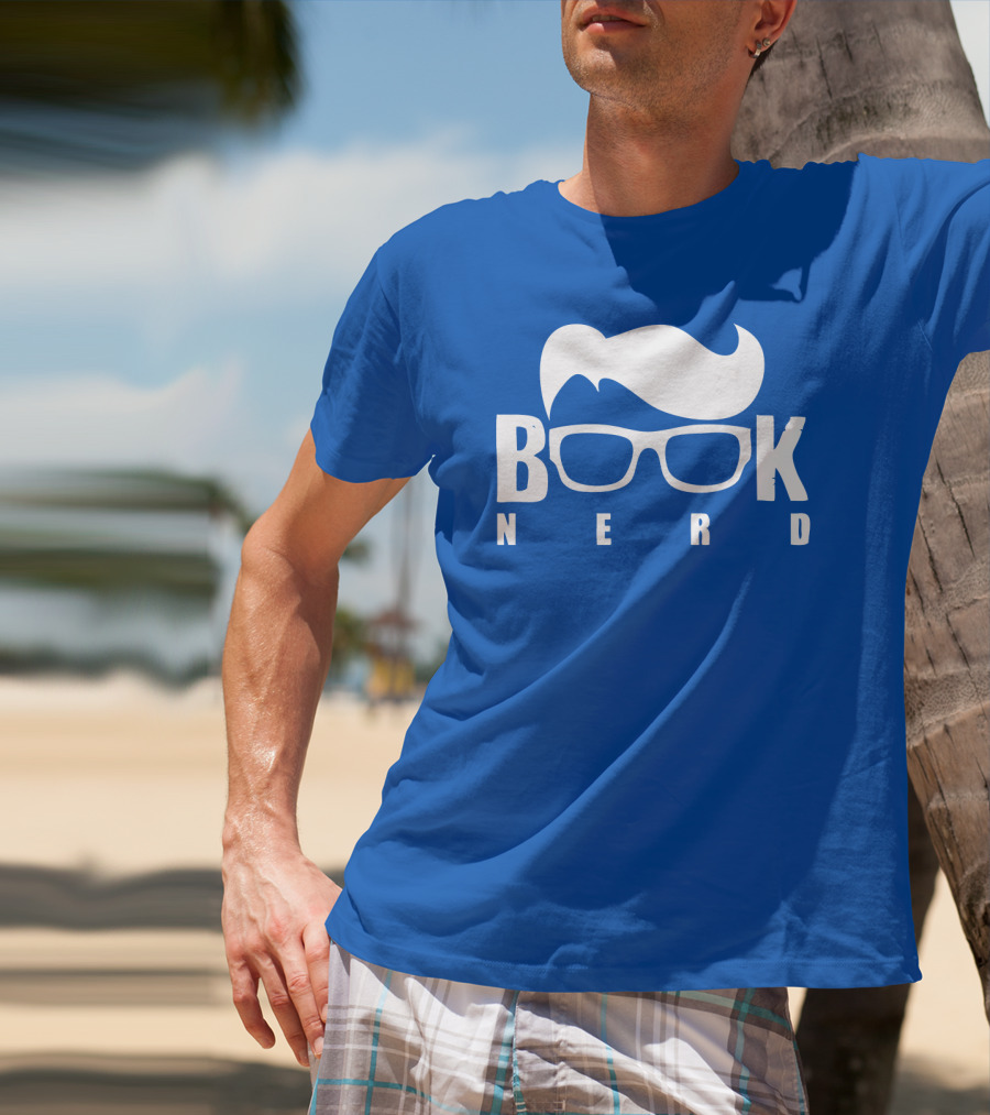 Book Nerd Glasses And Hair Silhouette T-Shirt