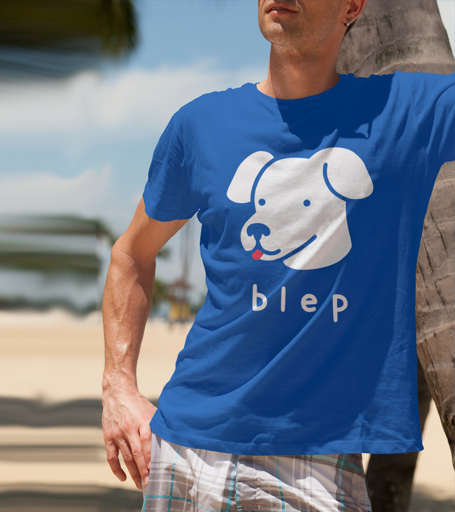 Blep Dog With Tongue Out T-Shirt