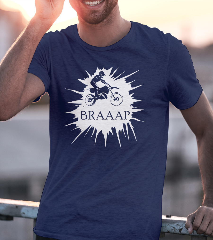 BRAAP Motocross Rider Splash T-Shirt