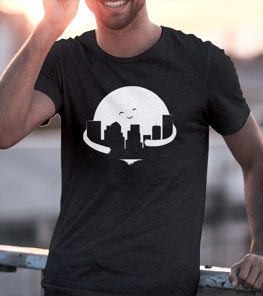 Moon Hug City Embrace T-Shirt