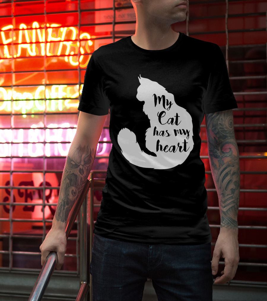 My Cat Has My Heart Cat T-Shirt
