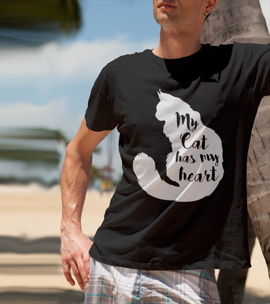 My Cat Has My Heart Cat T-Shirt