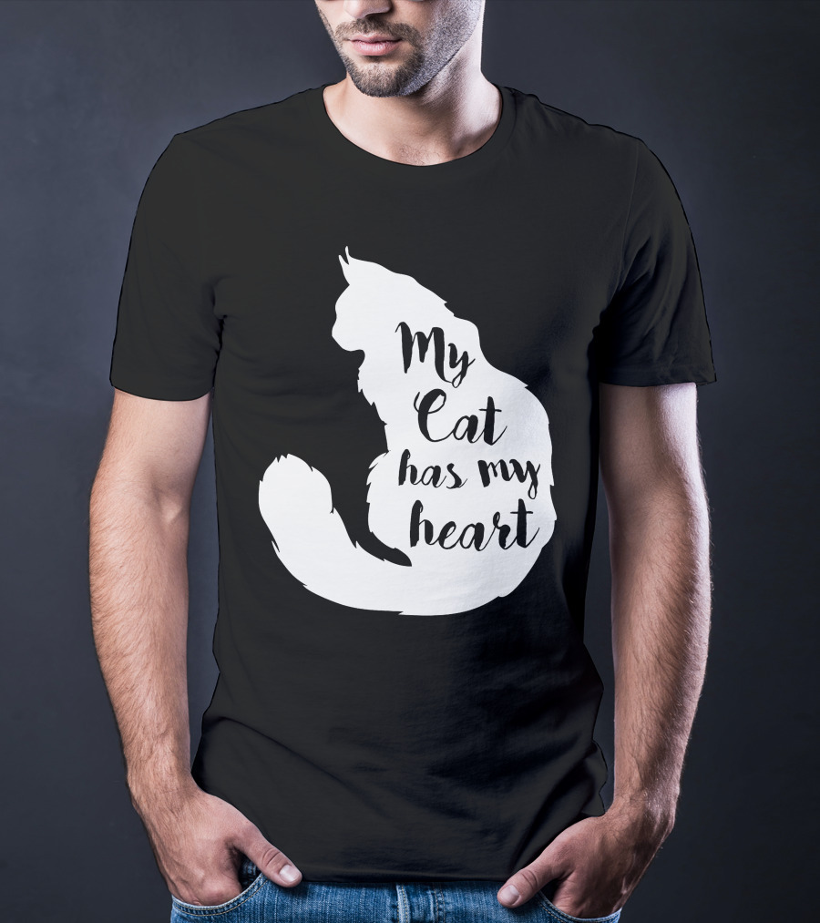 My Cat Has My Heart Cat T-Shirt