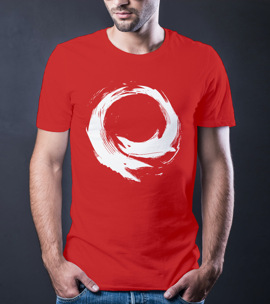 SharX Zen Enso Circle Brushstroke T-Shirt