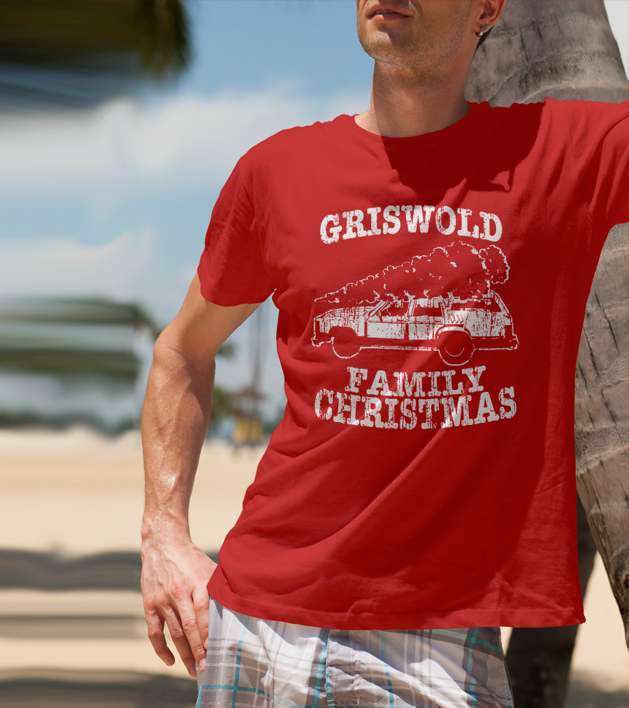 Griswold Family Christmas Tree Car Journey T-Shirt