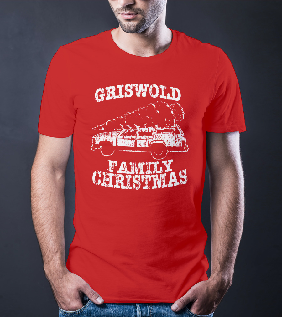 Griswold Family Christmas Tree Car Journey T-Shirt