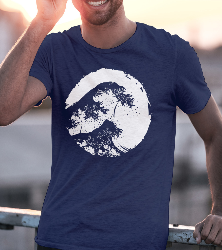 Wave In Japan Iconic Circle T-Shirt
