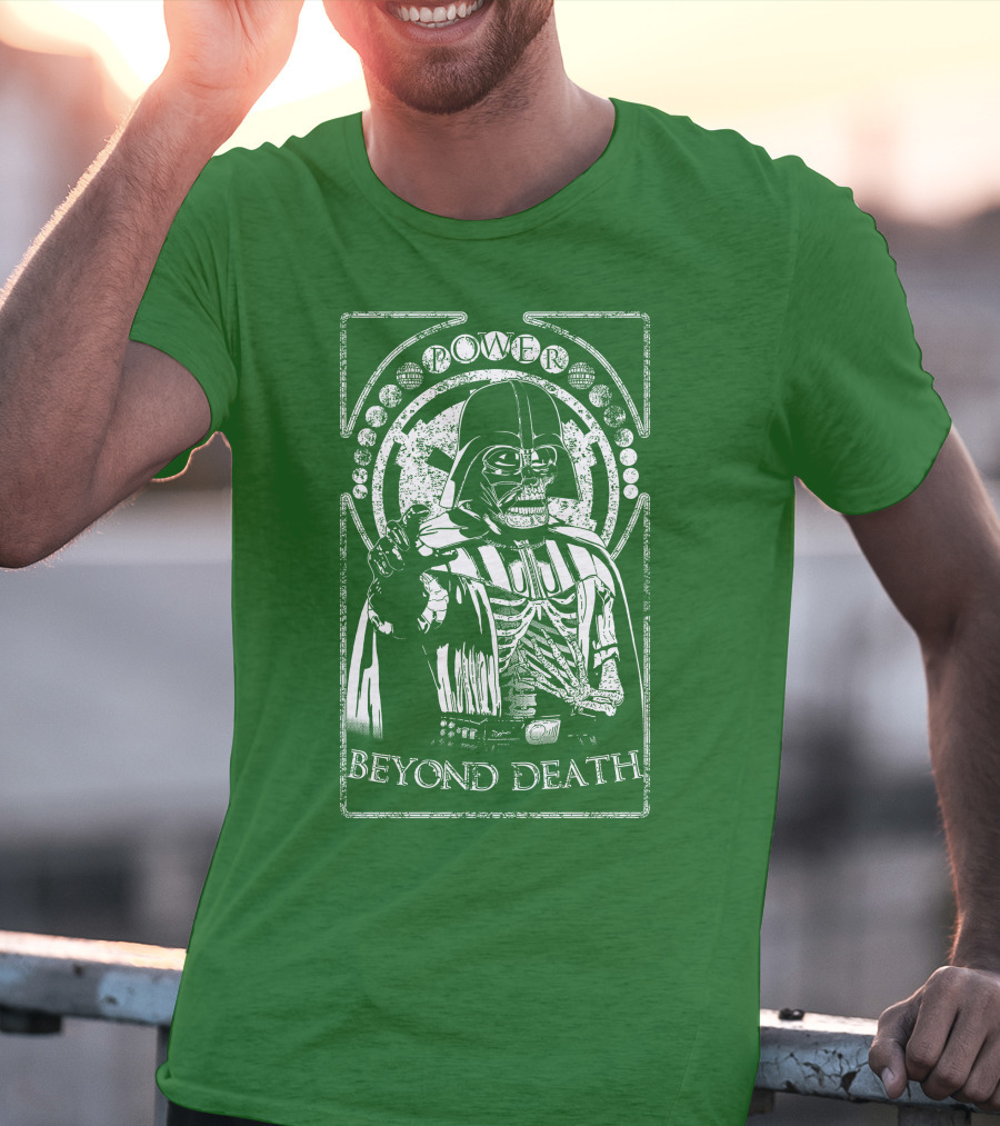 Power Beyond Death Darth Vader Skeleton Vintage T-Shirt
