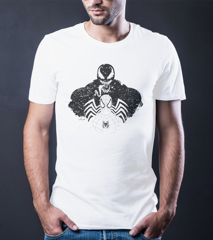 Dark Spider Venom Symbiote Web Fusion T-Shirt