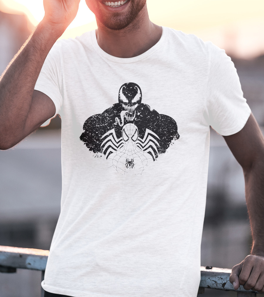 Dark Spider Venom Symbiote Web Fusion T-Shirt