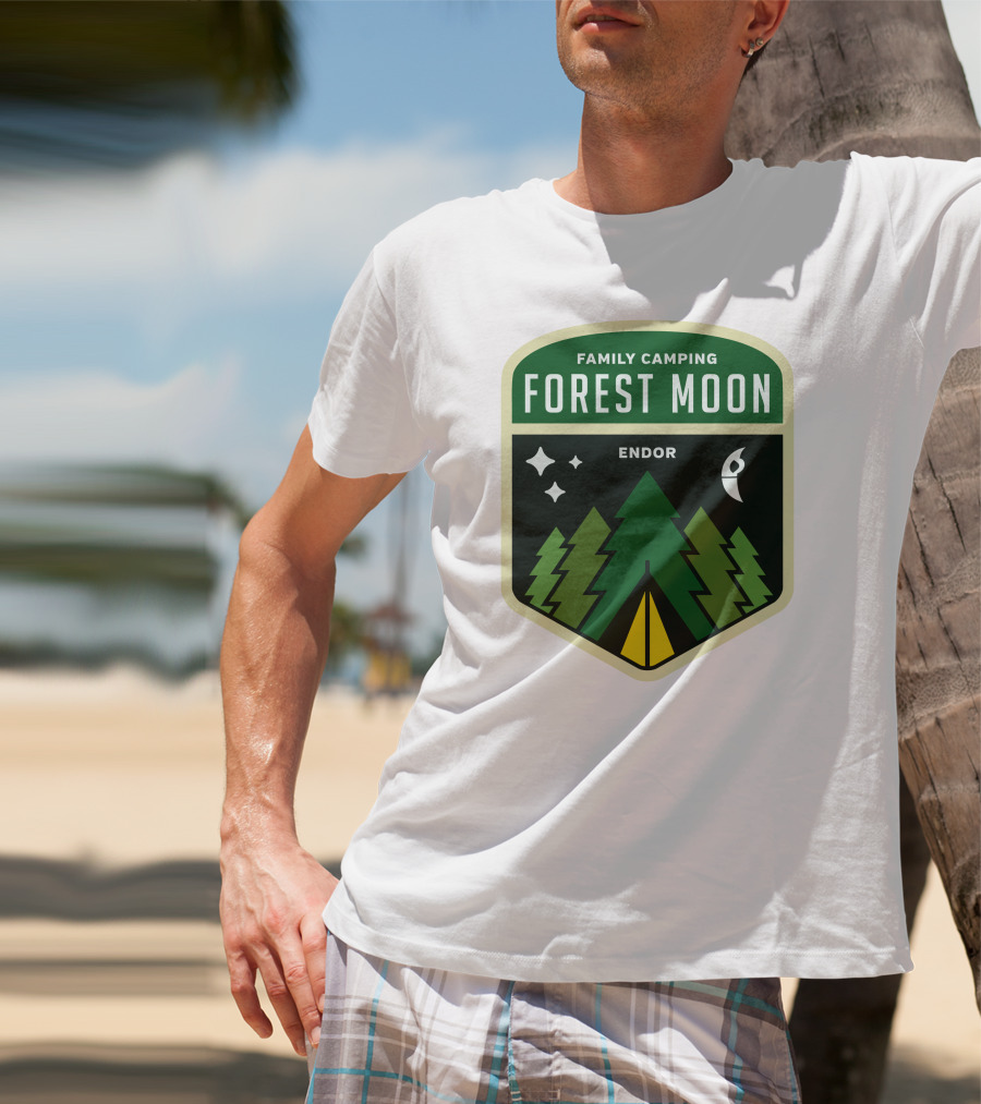 Family Camping Forest Moon Endor T-Shirt
