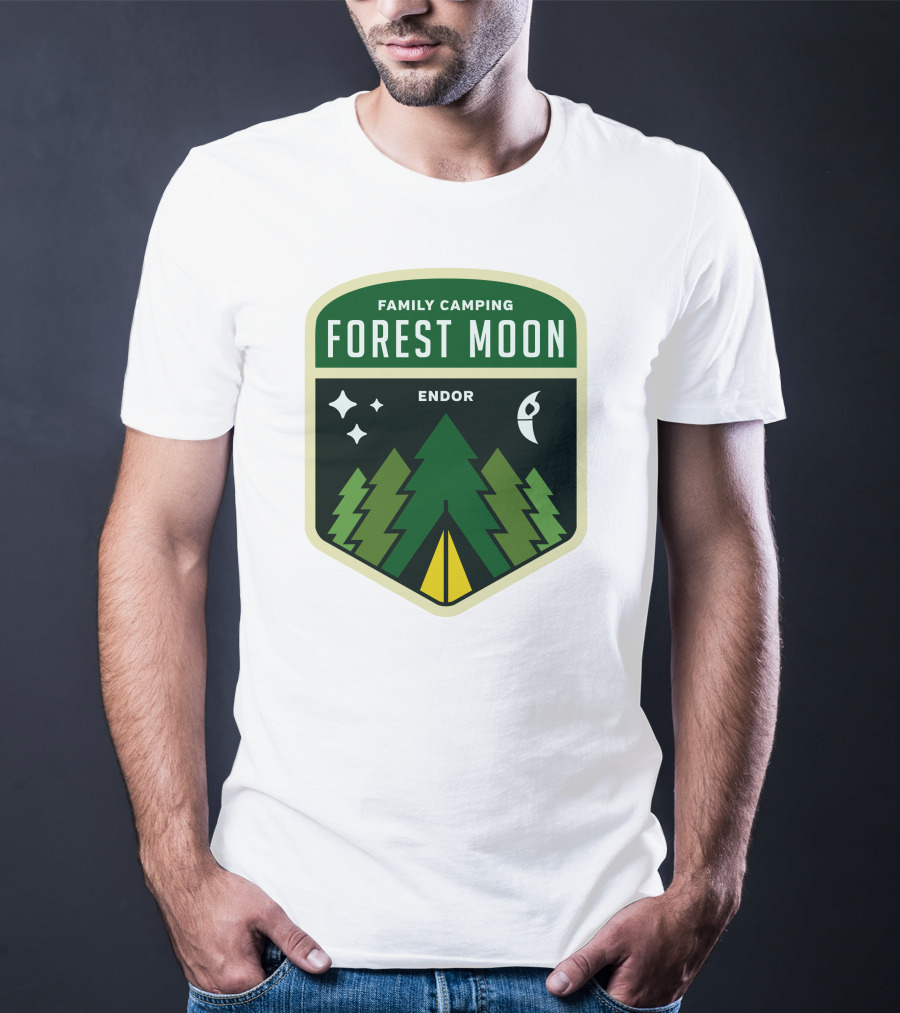Family Camping Forest Moon Endor T-Shirt