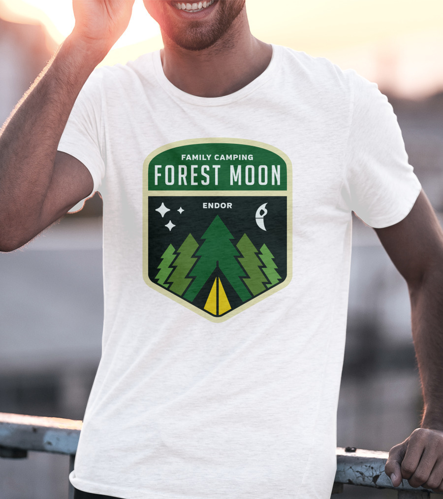 Family Camping Forest Moon Endor T-Shirt