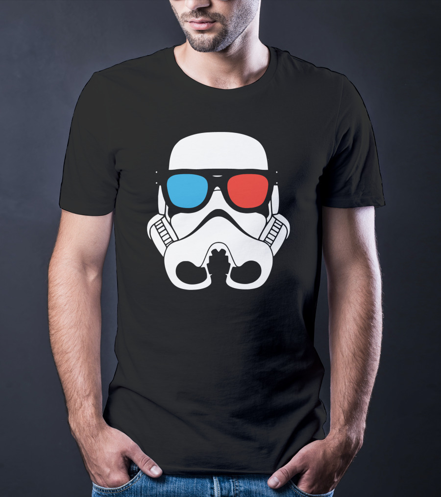Cool Trooper 3D Glasses Stormtrooper T-Shirt