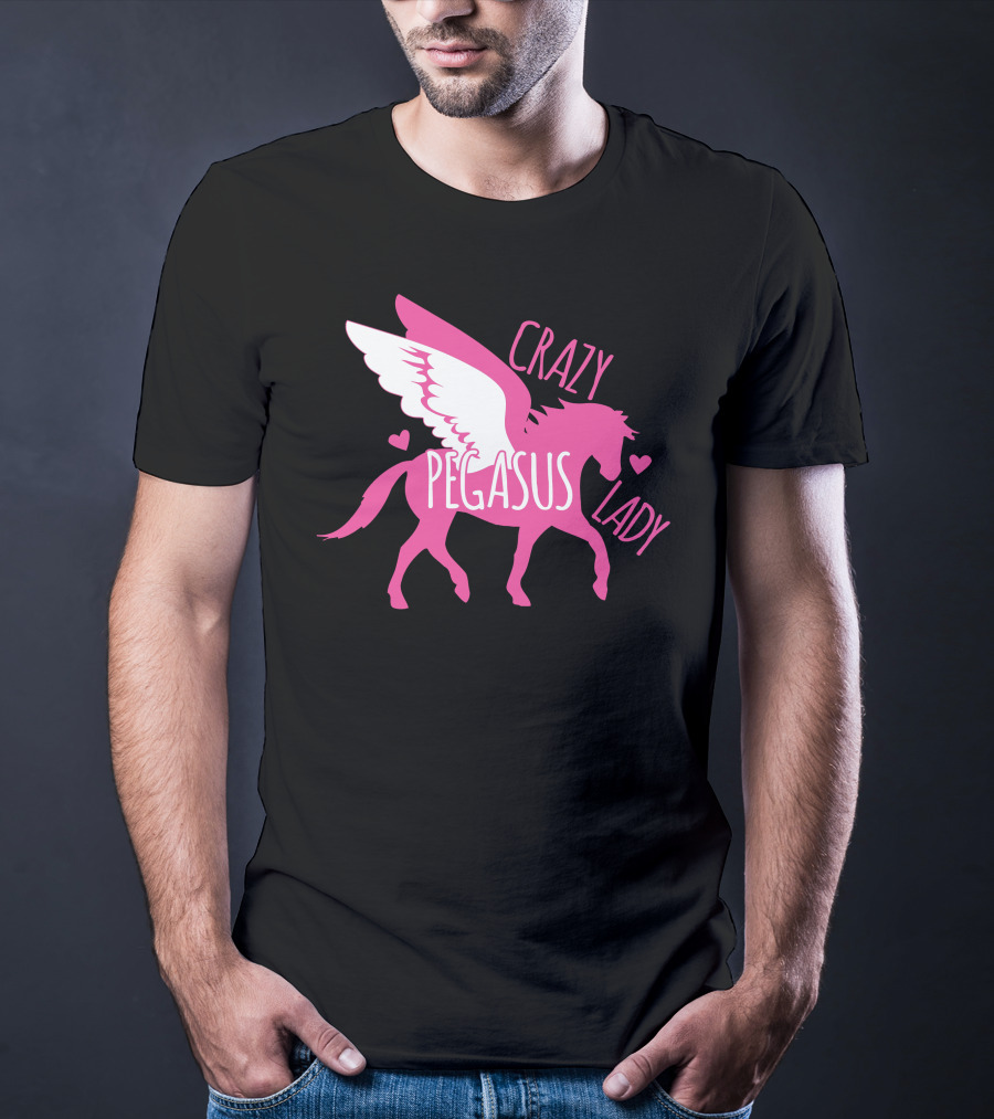 CRAZY PEGASUS LADY T-Shirt