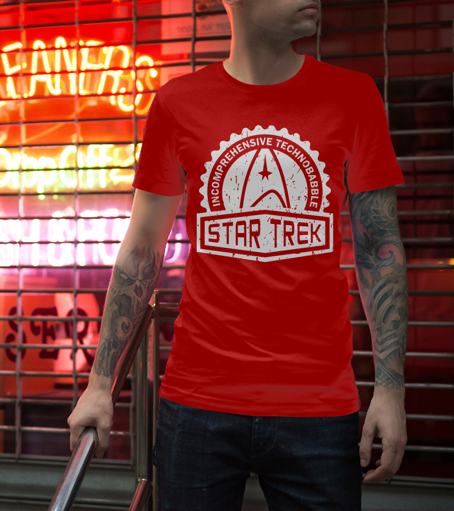 INCOMPREHENSIVE TECHNOBABBLE CREST SERIES STAR TREK T-Shirt