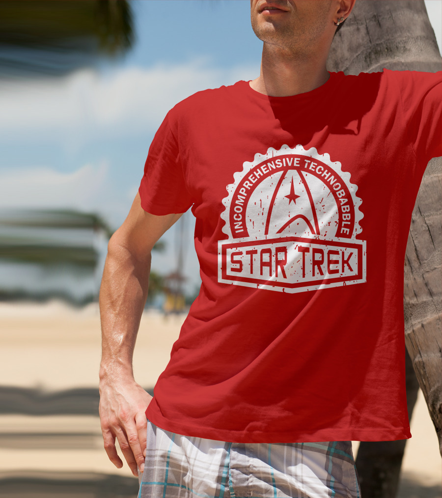 INCOMPREHENSIVE TECHNOBABBLE CREST SERIES STAR TREK T-Shirt