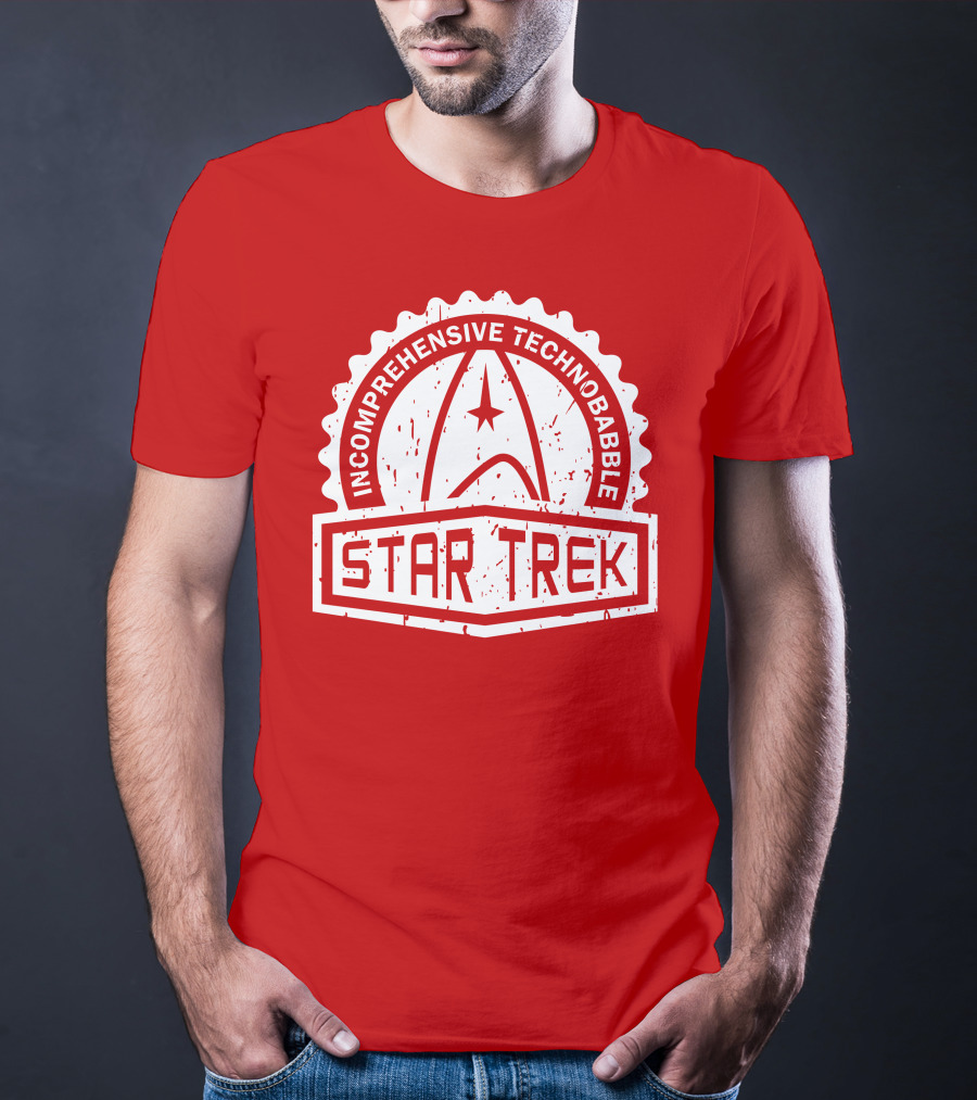 INCOMPREHENSIVE TECHNOBABBLE CREST SERIES STAR TREK T-Shirt