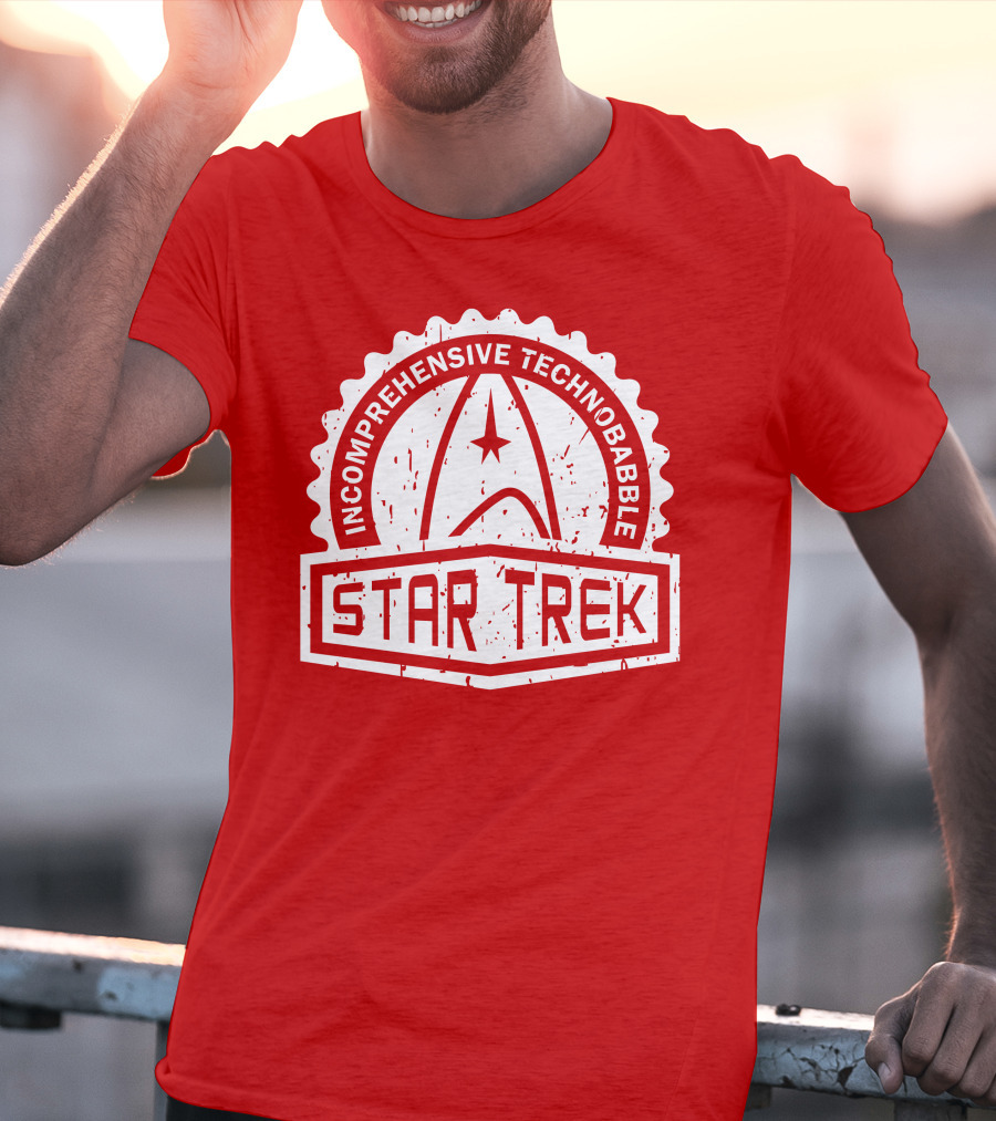 INCOMPREHENSIVE TECHNOBABBLE CREST SERIES STAR TREK T-Shirt