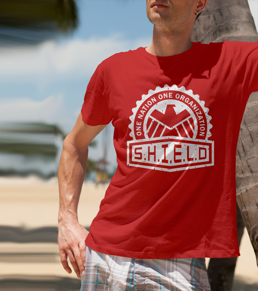 One Nation One Organization S.H.I.E.L.D. Crest Series T-Shirt