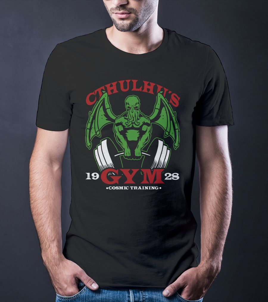 Cthulhu's Gym Cosmic Training 1928 T-Shirt