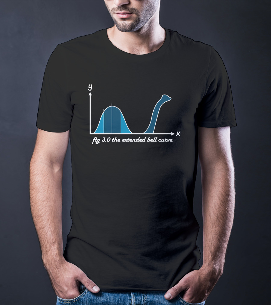Fig 3.0 The Extended Bell Curve T-Shirt