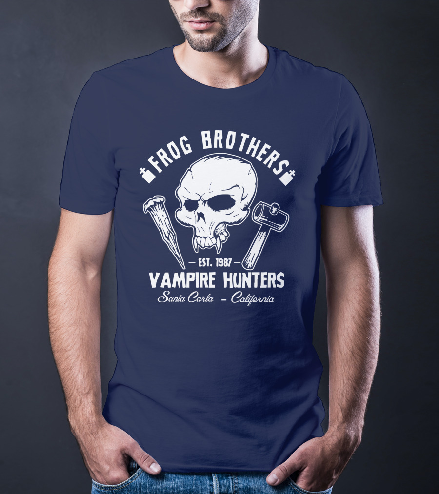 Frog Brothers Vampire Hunters Est. 1987 Santa Carla California T-Shirt